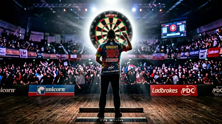 Spieleranalyse mit Statistiken und Performance-Metriken der PDC-Top-Spieler